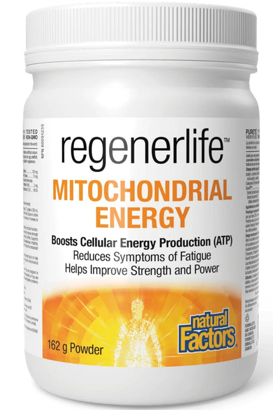 NATURAL FACTORS Regenerlife Mitochondrial Energy (Pwd - 162 g)