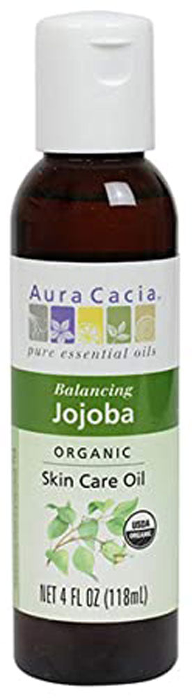 AURA CACIA Jojoba Skin Care Oil Organic (118 ml)