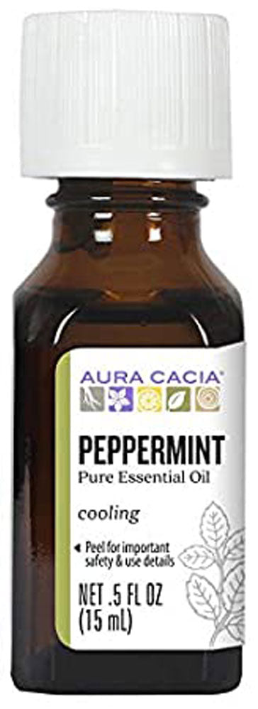 AURA CACIA Peppermint Essential Oil  (15 ml)