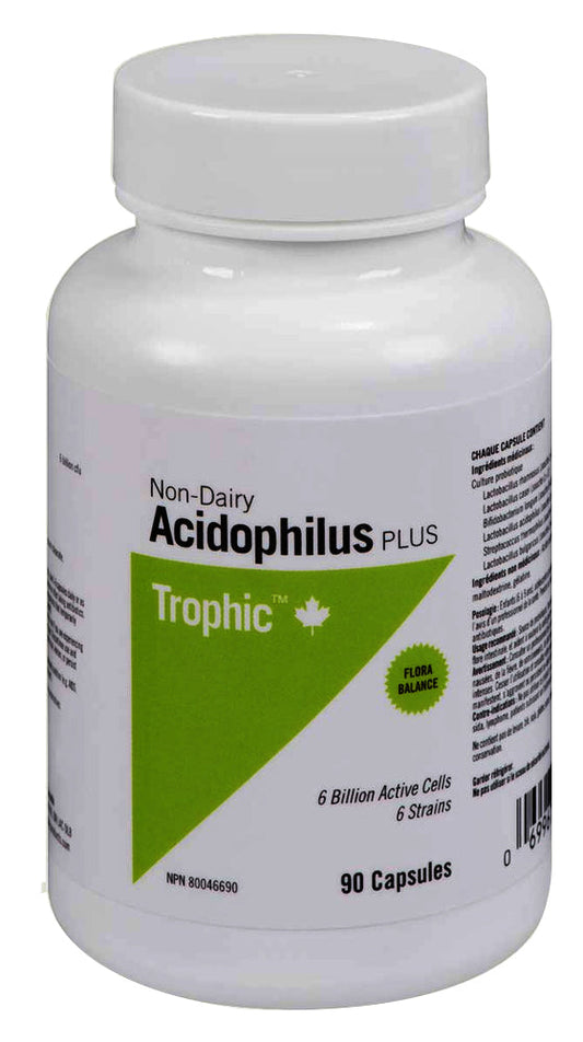 TROPHIC Acidophilus Plus - Dairy Free (6 Billion - 90 Caps)