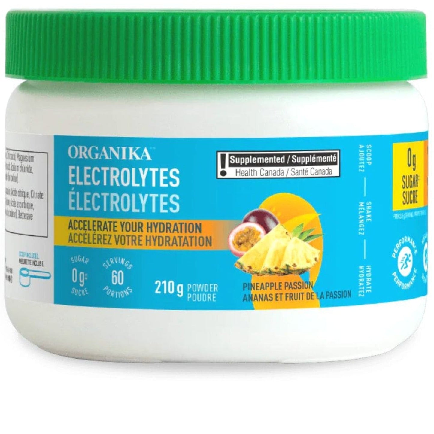 ORGANIKA Electrolytes - Pineapple Passion  (60 Servings)