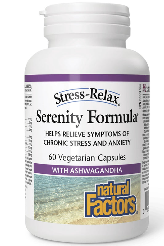 NATURAL FACTORS STRESS RELAX Serenity Formula (120 v-caps)