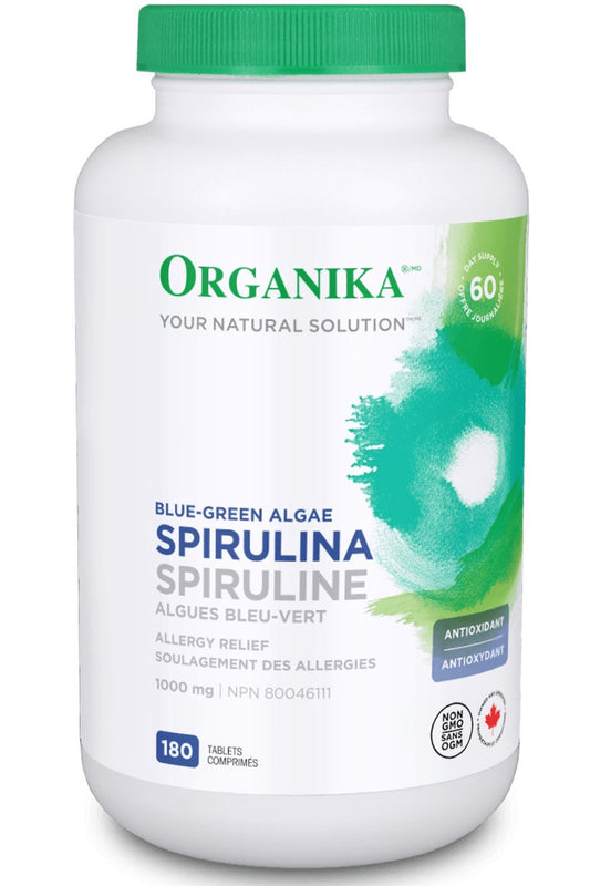 ORGANIKA Spirulina (1000 mg - 180 Tablets)