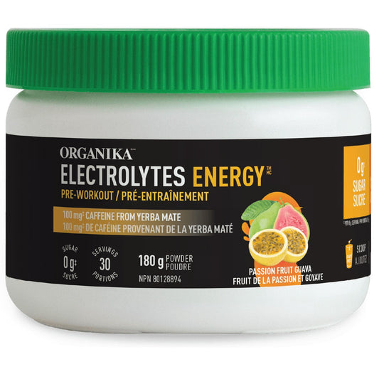 ORGANIKA Electrolytes Energy (Passionfruit Guava - 180 g)