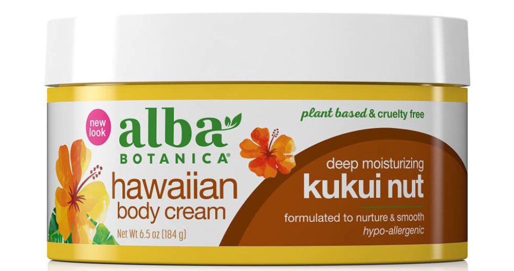 ALBA BOTANICA Moisturizing Kukui Nut Body Cream (184 gr)