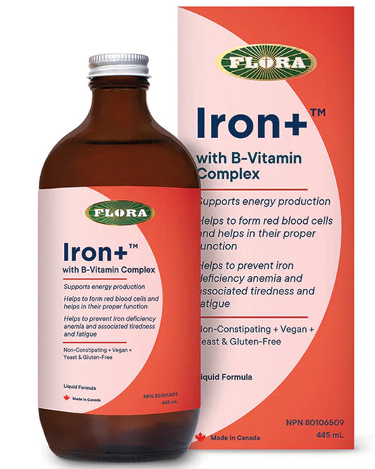FLORA Iron+ with B-Vitamin Complex (445 ml)