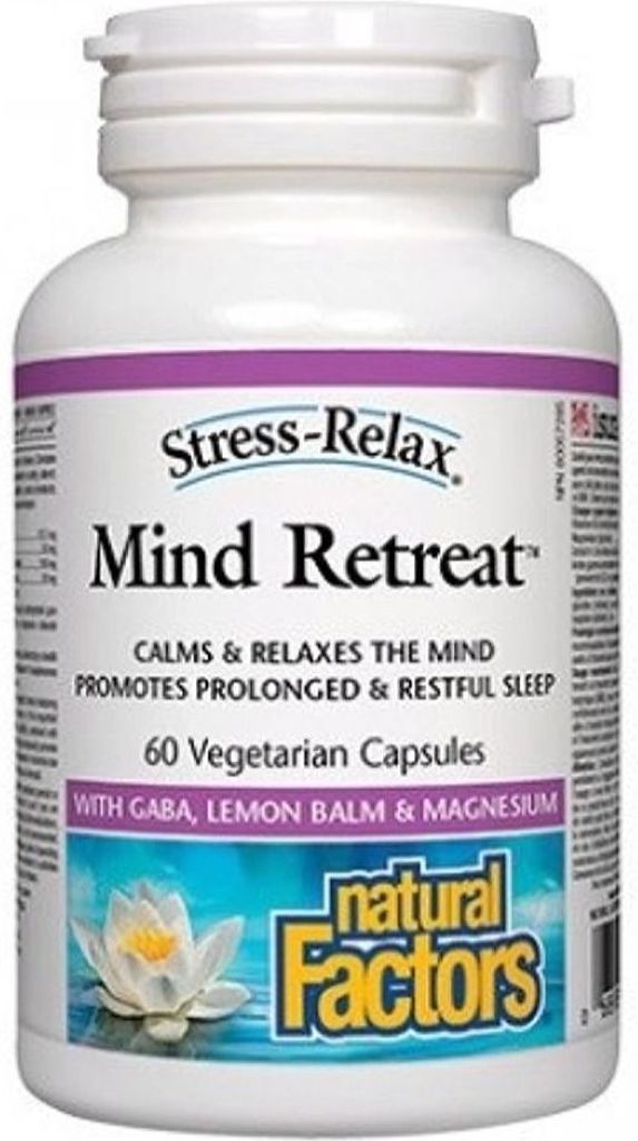 NATURAL FACTORS STRESS RELAX Mind Retreat (60 v-caps)