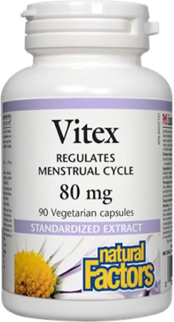 NATURAL FACTORS Vitex Standardized Extract (90 veg caps )