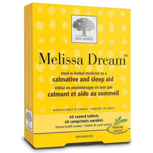 NEW NORDIC Melissa Dream (Sleep and Stress - 60 Tabs) 3-Pack