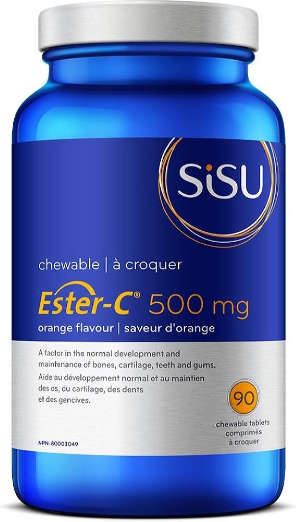 SISU Ester C Chews 500 mg (Orange - 90 chews)
