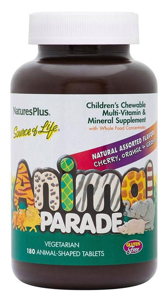 NATURES PLUS Animal Parade Child Multivitamin (Assorted - 180 chews)