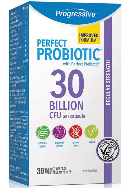 PROGRESSIVE Perfect Probiotic 30 Billion (Shelf Stable - 30 veg caps)