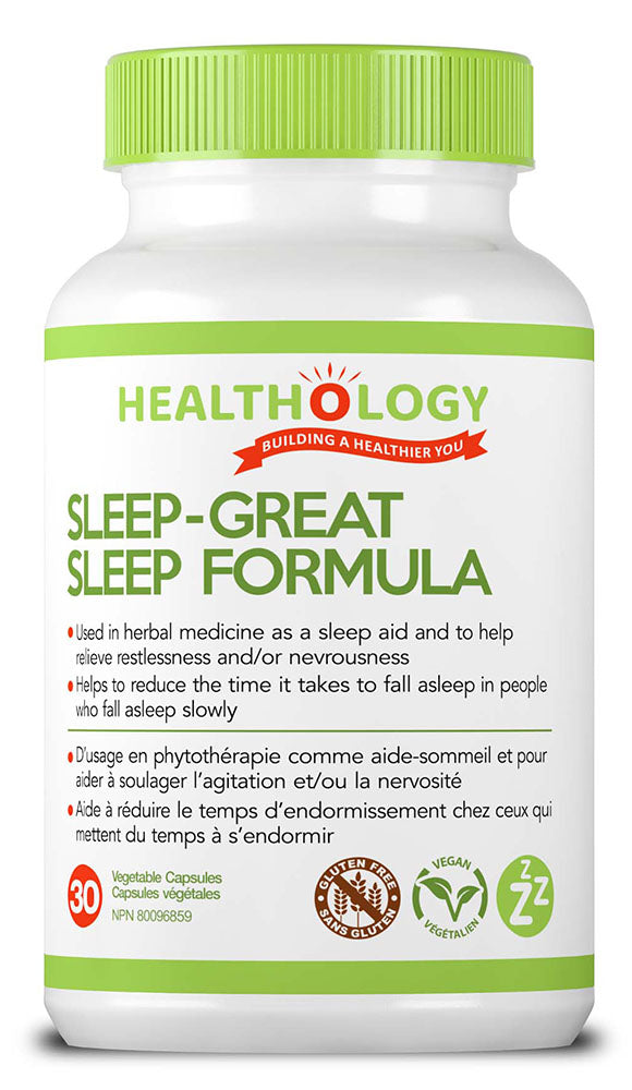 HEALTHOLOGY Sleep Great (30 veg caps)