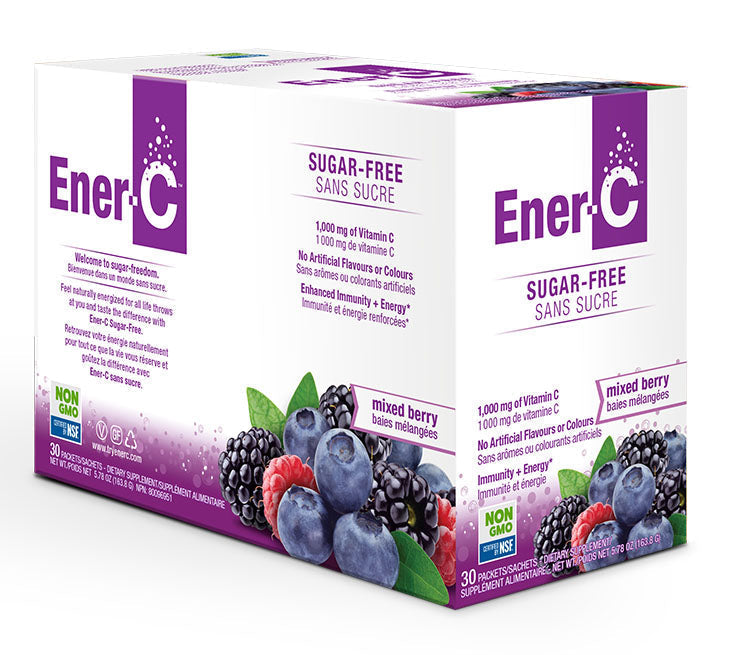 ENER-C Sugar Free Mixed Berry Box (30 Packets)